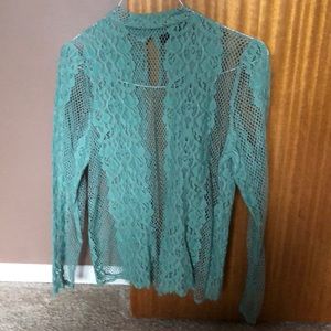 Lace long sleeve blouse